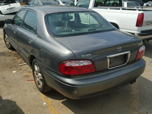 1YVGF22F525294831 - 2002 MAZDA 626 ES GRAY photo 3