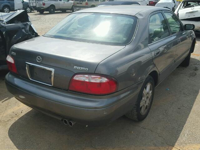 1YVGF22F525294831 - 2002 MAZDA 626 ES GRAY photo 4