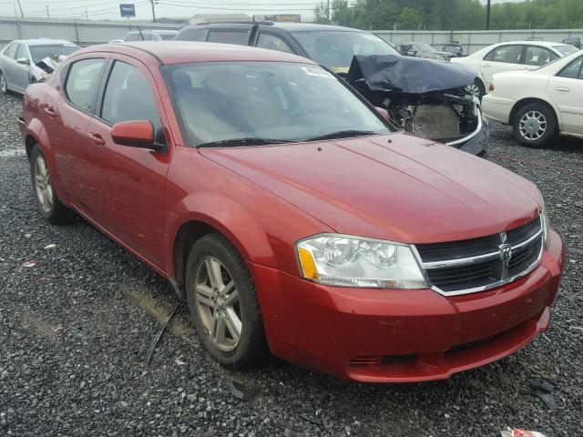 1B3CC1FB9AN231584 - 2010 DODGE AVENGER EX RED photo 1