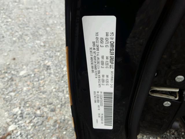 2C3CDXAT3EH233333 - 2014 DODGE CHARGER PO BLACK photo 10