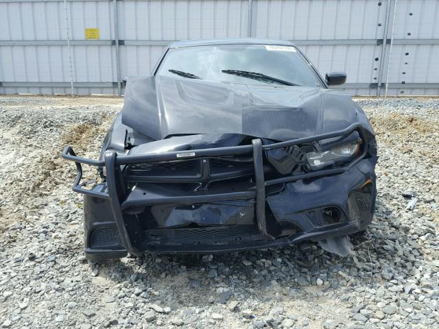 2C3CDXAT3EH233333 - 2014 DODGE CHARGER PO BLACK photo 9