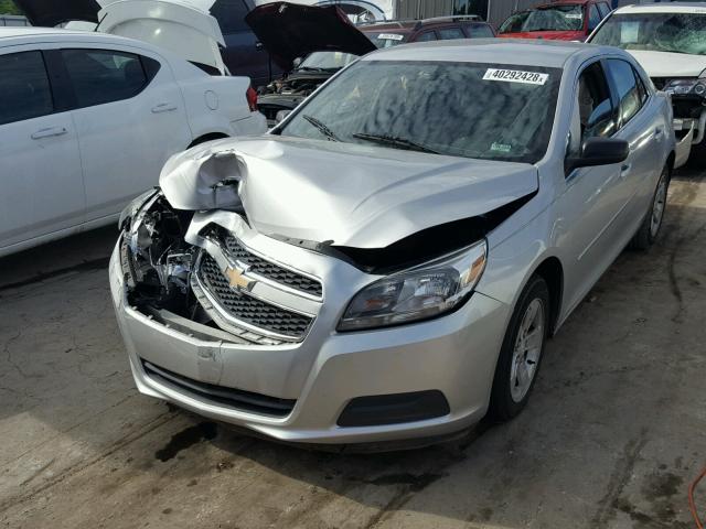 1G11B5SA7DF142553 - 2013 CHEVROLET MALIBU LS SILVER photo 2