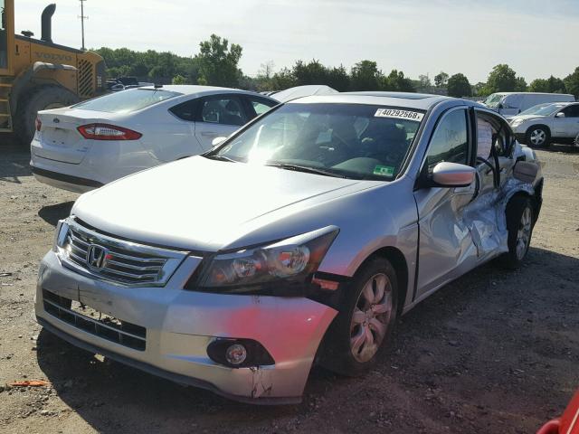 1HGCP26859A076386 - 2009 HONDA ACCORD EXL SILVER photo 2