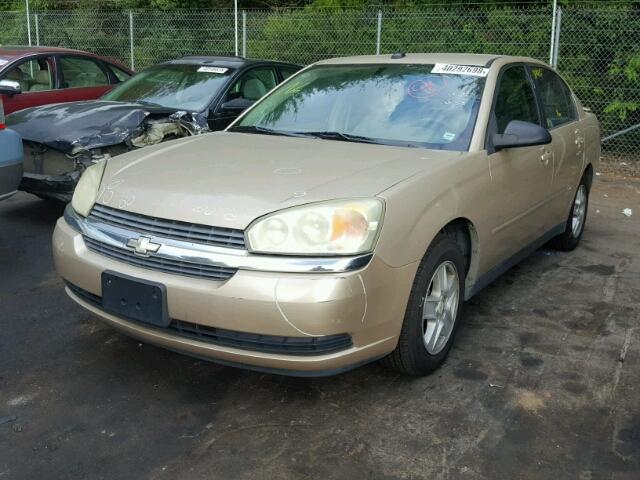 1G1ZT54805F304213 - 2005 CHEVROLET MALIBU LS თაფლისფერი ფოტო 2