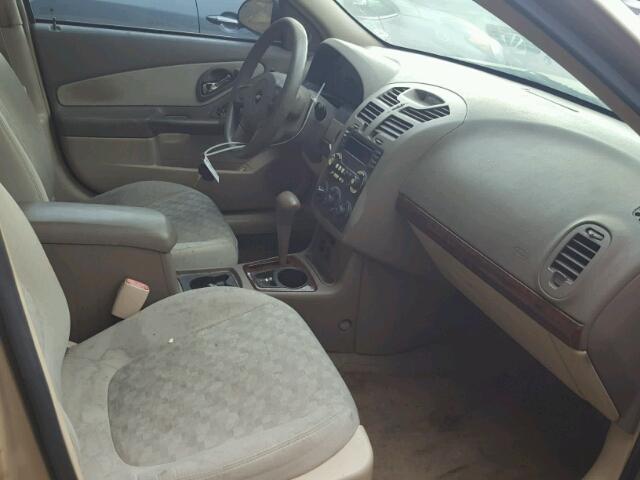 1G1ZT54805F304213 - 2005 CHEVROLET MALIBU LS თაფლისფერი ფოტო 5
