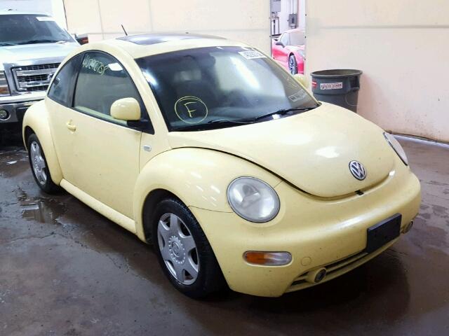 3VWCC21C2XM457972 - 1999 VOLKSWAGEN NEW BEETLE YELLOW photo 1