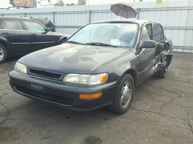 1NXBB02E9TZ407464 - 1996 TOYOTA COROLLA DX BLACK photo 2