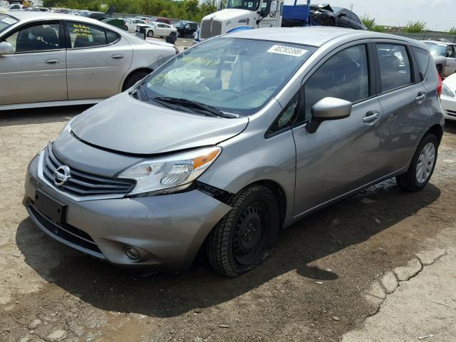 3N1CE2CPXFL403971 - 2015 NISSAN VERSA NOTE GRAY photo 2