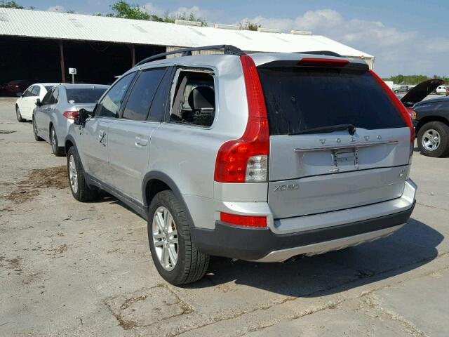 YV4CZ982791521847 - 2009 VOLVO XC90 SILVER photo 3