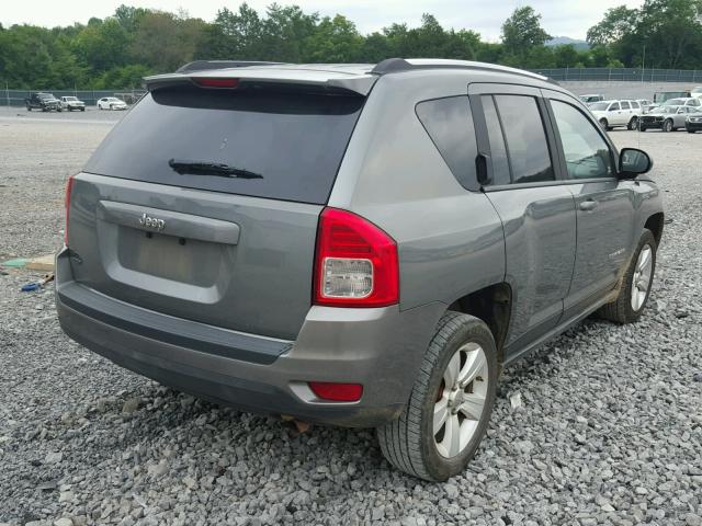 1C4NJCBA7CD601025 - 2012 JEEP COMPASS SP GRAY photo 4