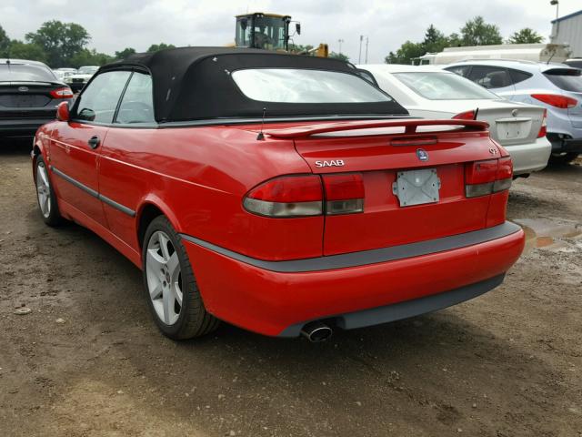 YS3DF75KX37003480 - 2003 SAAB 9-3 SE RED photo 3