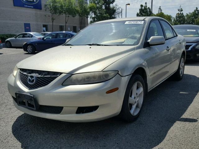 1YVFP80C545N78659 - 2004 MAZDA 6 I GOLD photo 2