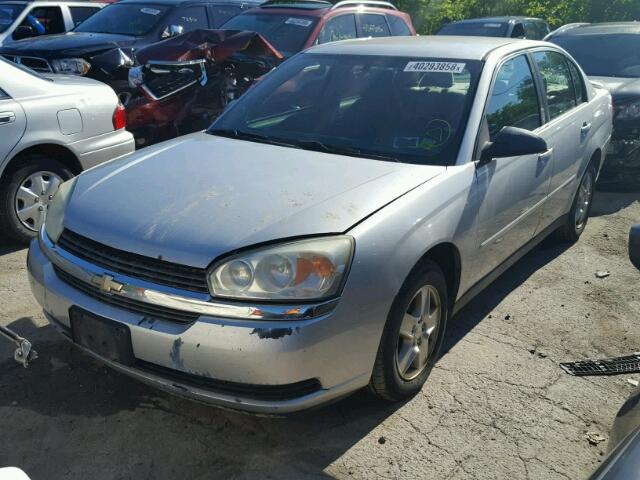 1G1ZT54855F150551 - 2005 CHEVROLET MALIBU LS 银色 照片 2