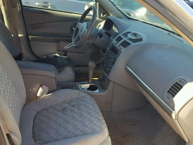 1G1ZT54855F150551 - 2005 CHEVROLET MALIBU LS 银色 照片 5