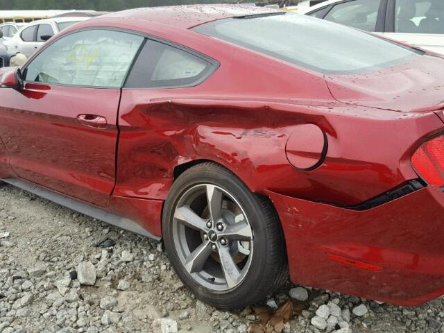 1FA6P8TH1H5332278 - 2017 FORD MUSTANG MAROON photo 9