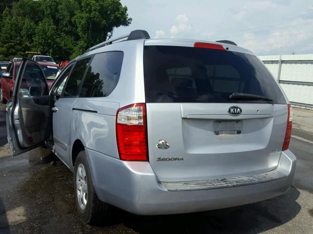 KNDMB233276166489 - 2007 KIA SEDONA EX GRAY photo 3