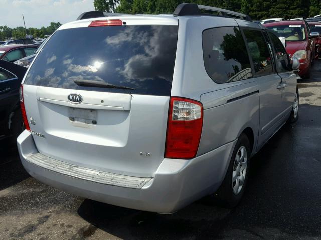 KNDMB233276166489 - 2007 KIA SEDONA EX GRAY photo 4