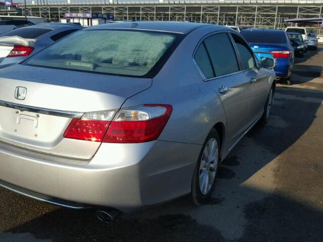 1HGCR2F84DA207567 - 2013 HONDA ACCORD EXL GRAY photo 4