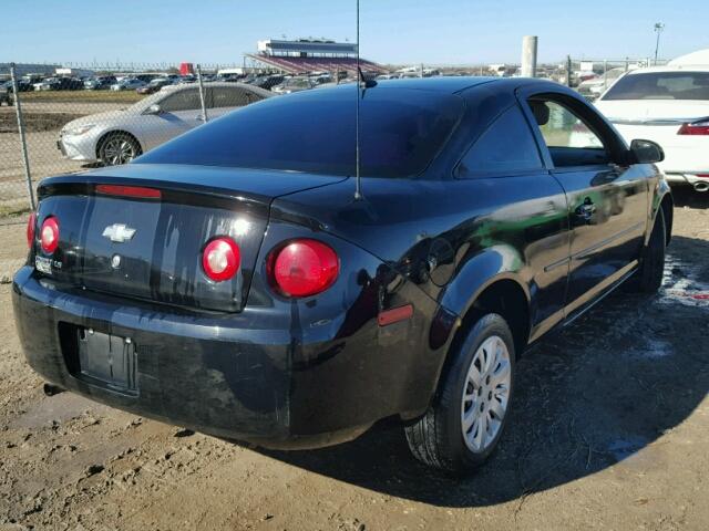 1G1AS18H197150646 - 2009 CHEVROLET COBALT BLACK photo 4