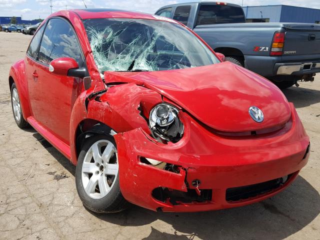 3VWRW31C47M518102 - 2007 VOLKSWAGEN NEW BEETLE RED photo 1