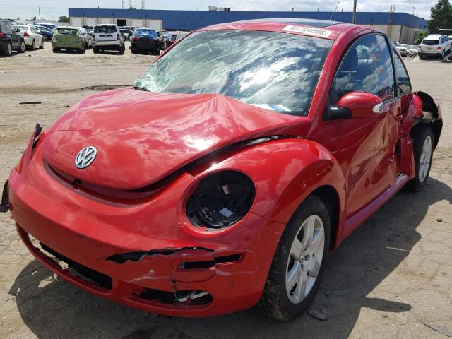 3VWRW31C47M518102 - 2007 VOLKSWAGEN NEW BEETLE წითელი ფოტო 2