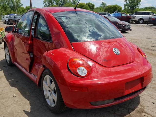 3VWRW31C47M518102 - 2007 VOLKSWAGEN NEW BEETLE წითელი ფოტო 3