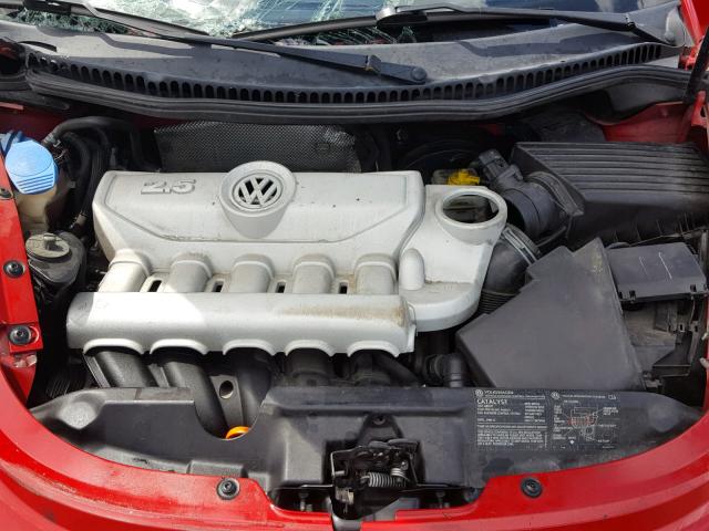 3VWRW31C47M518102 - 2007 VOLKSWAGEN NEW BEETLE წითელი ფოტო 7