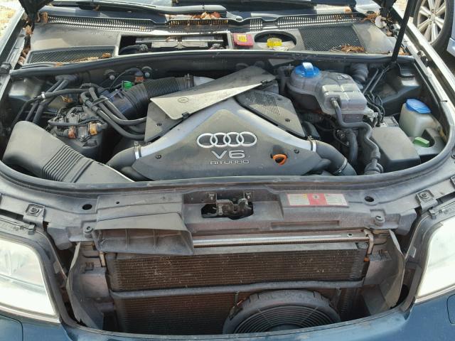 WAULD64B62N109629 - 2002 AUDI A6 2.7T QU GREEN photo 7