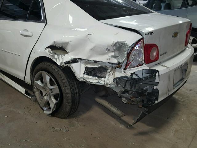 1G1ZA5EU3CF182803 - 2012 CHEVROLET MALIBU LS თეთრი ფოტო 9