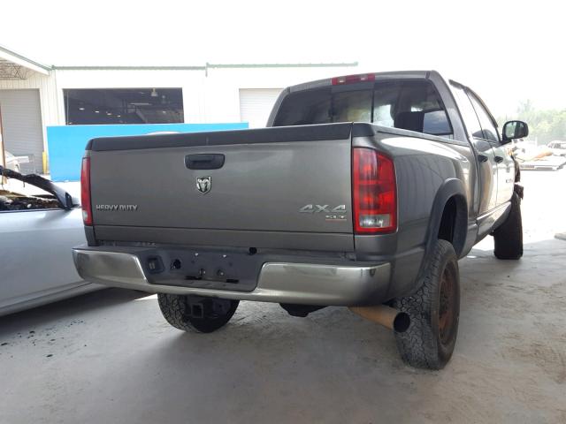3D7KS28CX5G836565 - 2005 DODGE RAM 2500 S GRAY photo 4