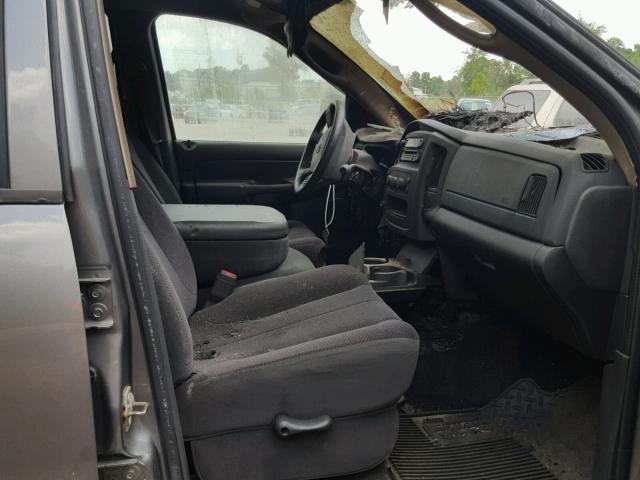 3D7KS28CX5G836565 - 2005 DODGE RAM 2500 S GRAY photo 5