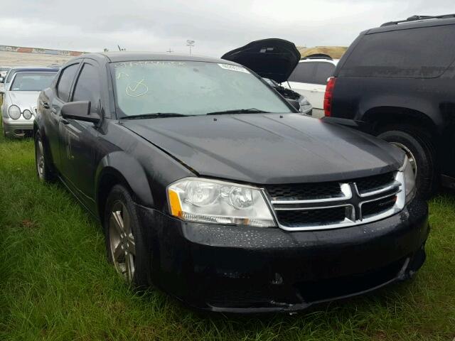 1C3CDZAB5DN516860 - 2013 DODGE AVENGER SE BLACK photo 1