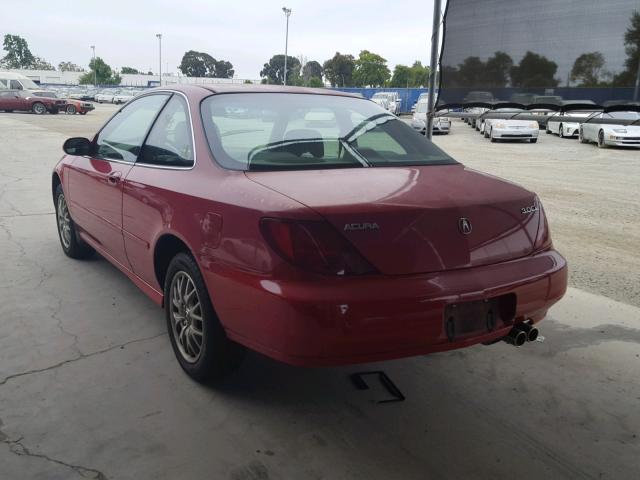 19UYA2256XL004150 - 1999 ACURA 3.0CL Czerwony zdjęcie 3