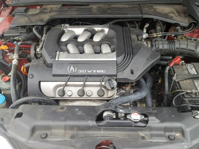 19UYA2256XL004150 - 1999 ACURA 3.0CL Czerwony zdjęcie 7