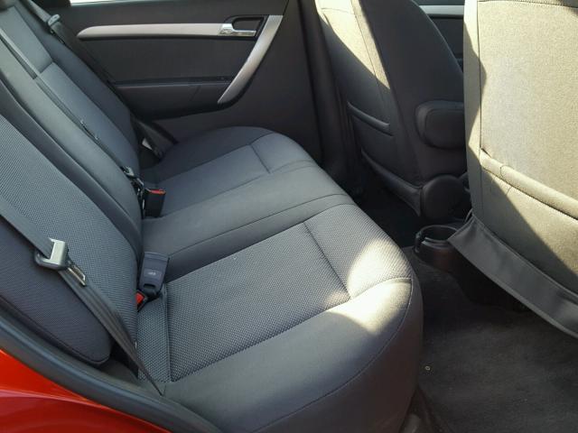 KL1TD5DE1BB263732 - 2011 CHEVROLET AVEO LS RED photo 6