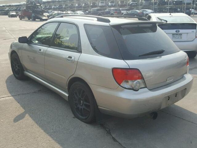 JF1GG29665G817300 - 2005 SUBARU IMPREZA WR SILVER photo 3