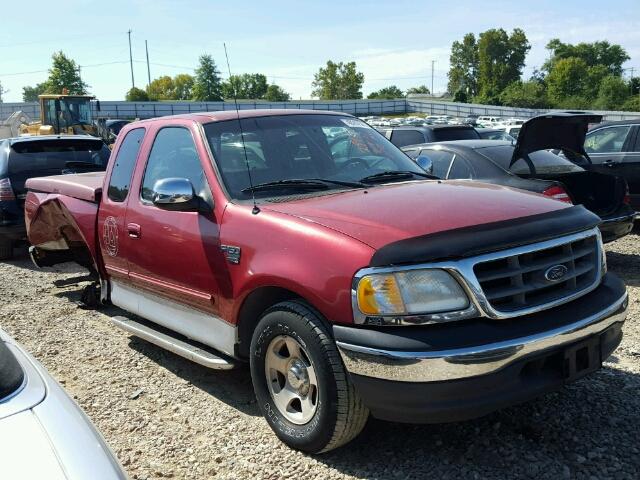 1FTRX17W01NA49240 - 2001 FORD F150 BURGUNDY photo 1