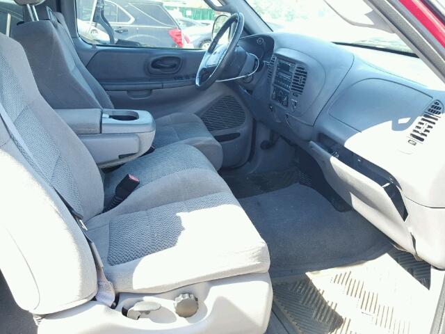 1FTRX17W01NA49240 - 2001 FORD F150 Bordeaux Foto 5