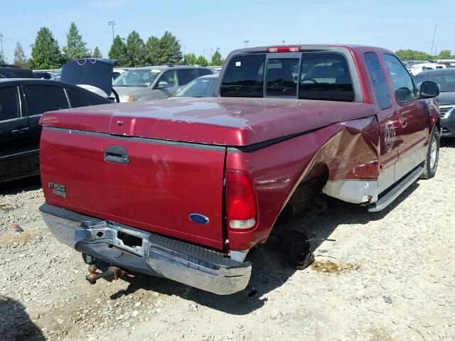1FTRX17W01NA49240 - 2001 FORD F150 Bordeaux Foto 9