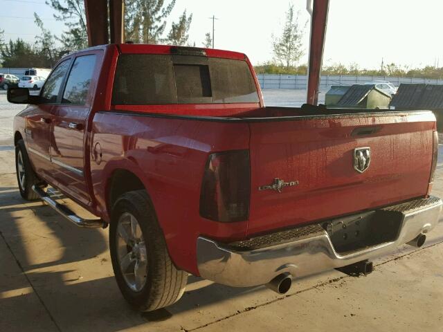 1C6RR6LT7ES134819 - 2014 RAM 1500 SLT RED photo 3