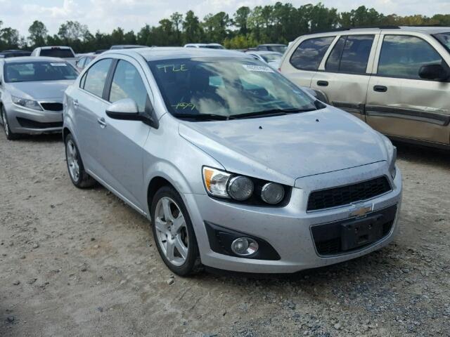 1G1JE5SB3E4203863 - 2014 CHEVROLET SONIC LTZ SILVER photo 1