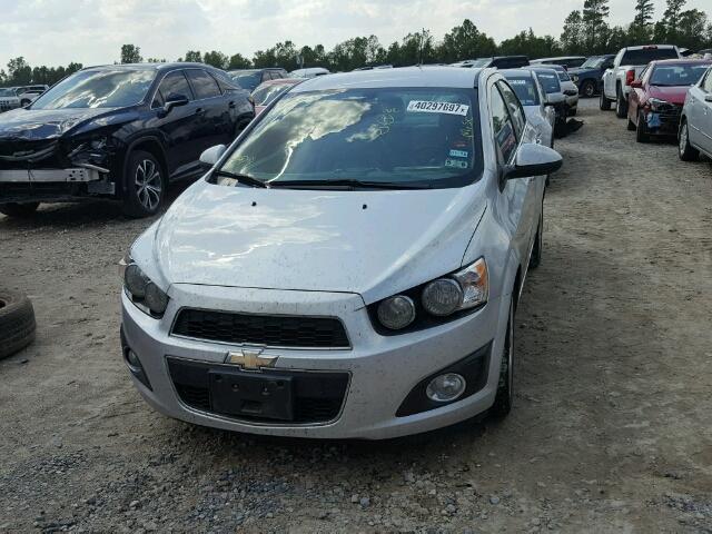 1G1JE5SB3E4203863 - 2014 CHEVROLET SONIC LTZ SILVER photo 9