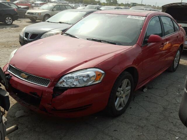 2G1WB5E34C1124424 - 2012 CHEVROLET IMPALA RED photo 2