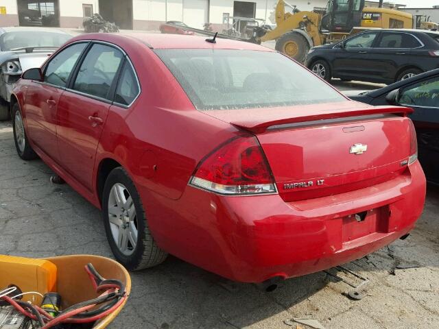 2G1WB5E34C1124424 - 2012 CHEVROLET IMPALA RED photo 3