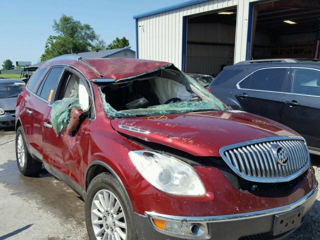 5GAER23758J171706 - 2008 BUICK ENCLAVE CX RED photo 9