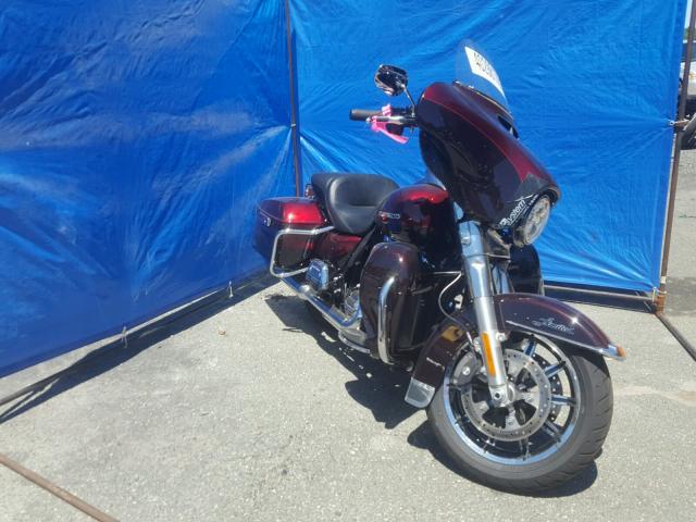 1HD1KEL10EB665670 - 2014 HARLEY-DAVIDSON FLHTK ELEC 栗色 照片 1