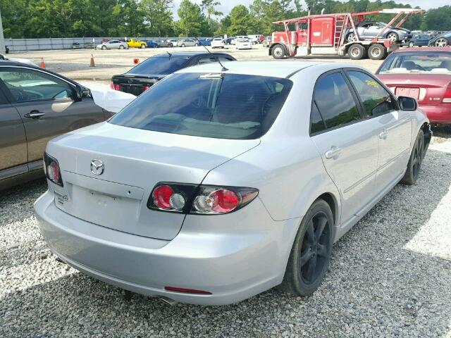 1YVHP80C675M33367 - 2007 MAZDA 6 I SILVER photo 4