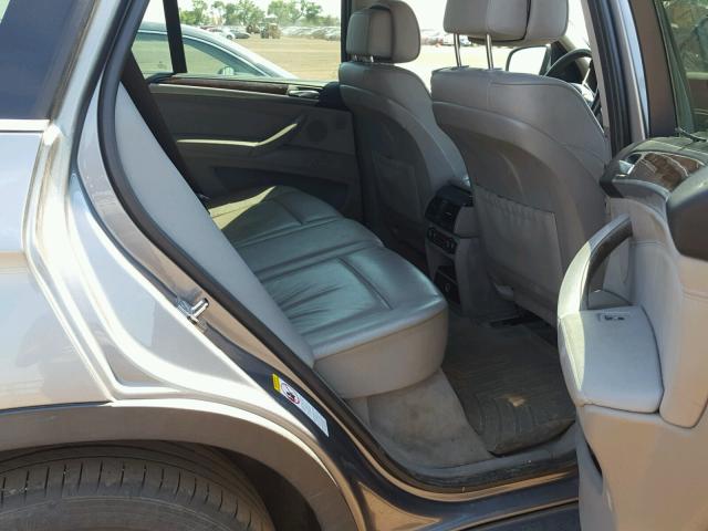 5UXFE835X9L170281 - 2009 BMW X5 XDRIVE4 GRAY photo 6