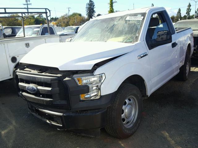 1FTMF1EF3HKC13611 - 2017 FORD F150 WHITE photo 2