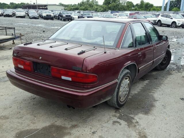 2G4WB52KXT1521005 - 1996 BUICK REGAL CUST BURGUNDY photo 4